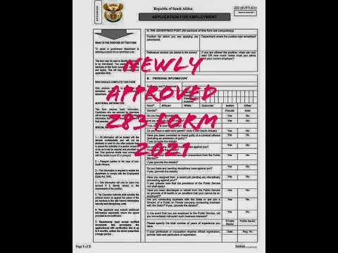 How to fill New Z83 Form ll Newly Aproved Z83 form ll 2021