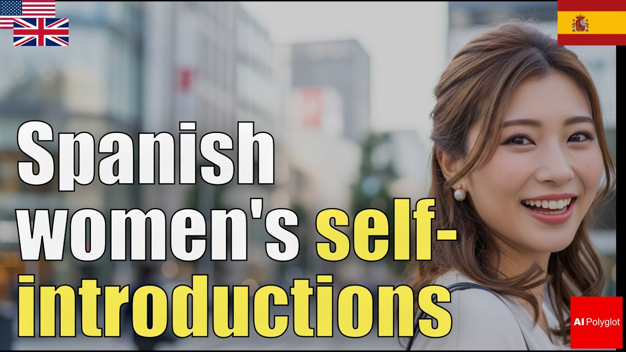 Spanish women's self-introductions | Natural Listening | Must-Know
