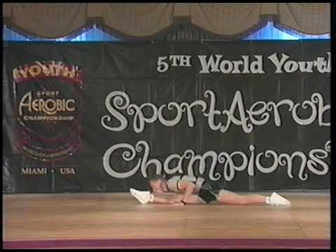 Ramon Tyeklar (Hungary) - 2002 World Youth Aerobic Championship