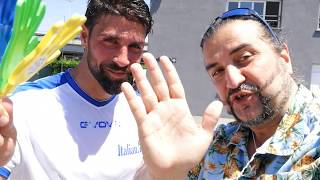 Fede e Luce gioca col Cuore: Gilles Rocca saluta i fan col Salutatore