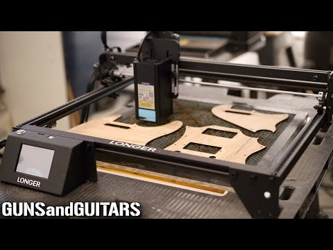 How to make CUSTOM LASER CUT PICKGUARDS (ft. Longer Ray5 20w CNC laser) DIY step by step tutorial