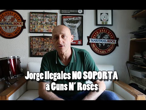 Jorge Ilegales no soporta a Guns N' Roses