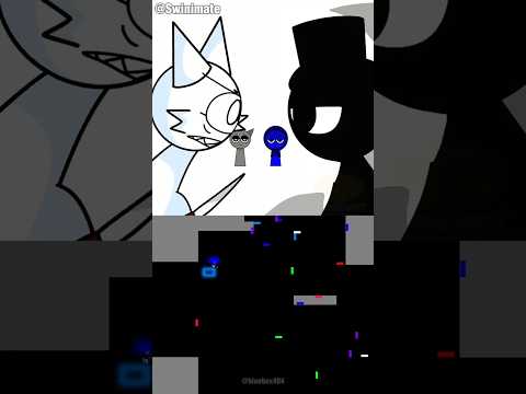 Wenda vs Black, Who Would Win? (Incredibox Sprunki Animation) |  Blue Bouncing Square