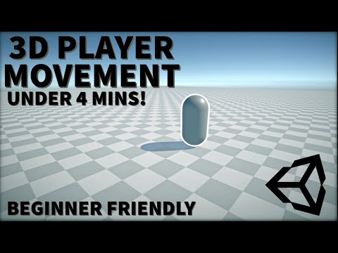 Make first person 3D player movement under 4 mins | Beginner friendly tutorial