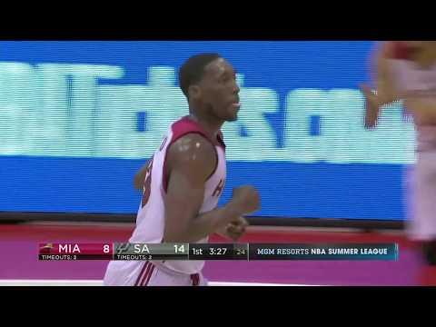 July 08, 2017 - NBA.COM - Miami Heat Summer League Game 01 Vs San Antonio Spurs - Win (01-00)