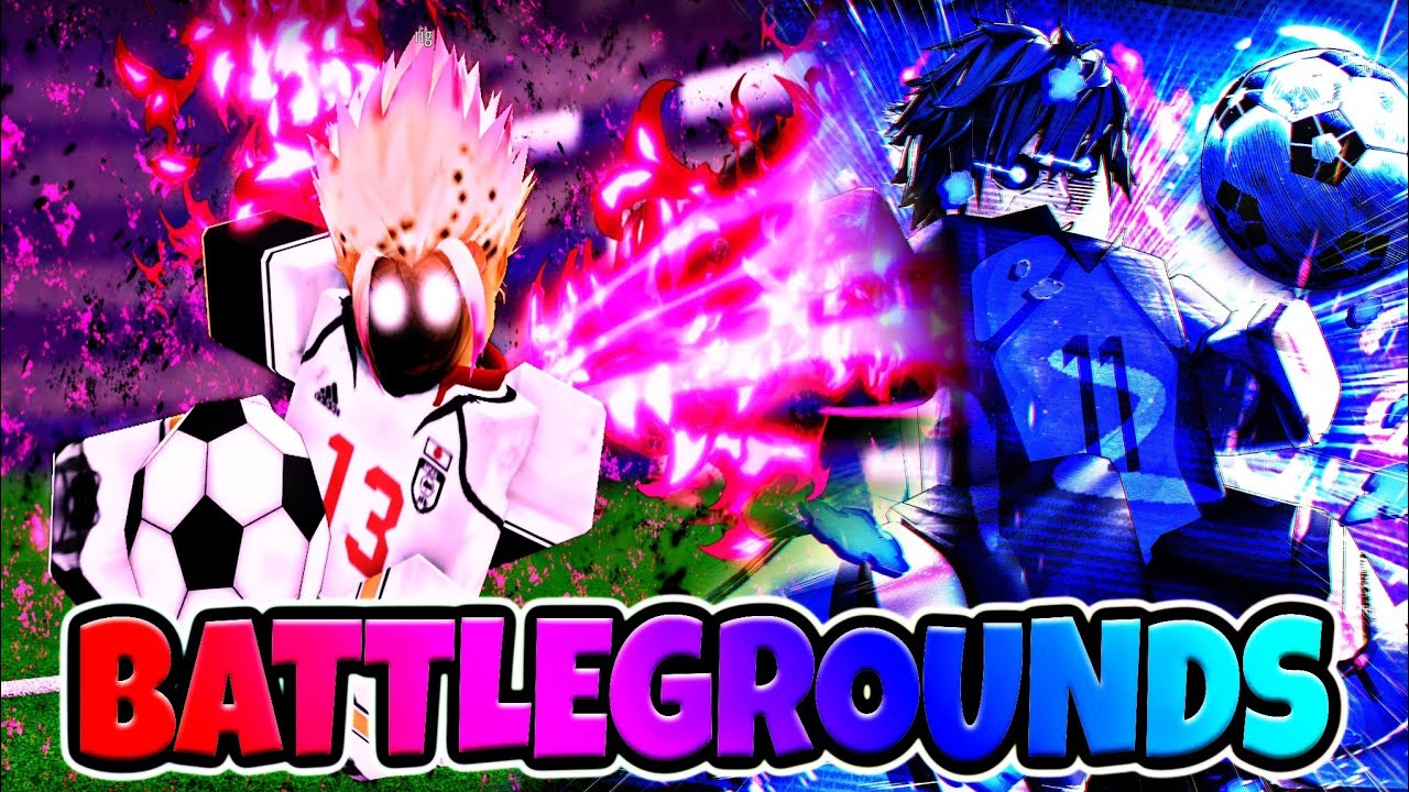 JOGUEI O PRIMEIRO BATTLEGROUNDS DE BLUE LOCK DO ROBLOX CONHEÇA AZURE LATCH (é melhor q o rivals tbm)