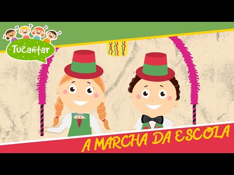 A Marcha da Escola (Marcha Popular) 🥁 | Tucantar - Música Infantil