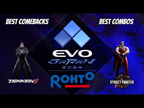 EVO Japan 2024 Tekken 8 & Street Fighter 6 Top 6 Highlights - Best Combos and Comebacks  Compilation
