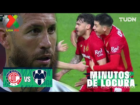 Two goals and RAMOS misses a penalty! Minutes of madness! - Toluca vs. Monterrey | Liga MX - Matc...