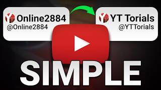 How to change your YouTube name and Handle 2026