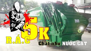 Bán xe ép rác Thaco ollin 700 3.5 tấn đóng thùng cuốn ép rác 5 khối