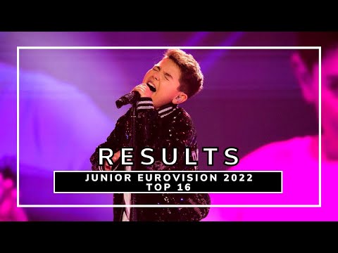 OFFICIAL RESULTS | JUNIOR EUROVISION 2022 | TOP 16 | JESC 2022