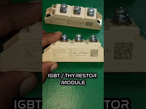 IGBT SCR THYRISTOR MODULE | How to check Components with help of Multimeter #shorts #viralvideo