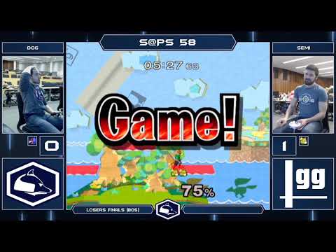 S@PS 58 Melee Singles - Dog (Falco/Sheik) vs Semi (Fox) - Losers Finals
