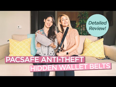 Pacsafe Anti-Theft Hidden Waist Wallets for Travel - CASHSAFE 25 and COVERSAFE V100 Review