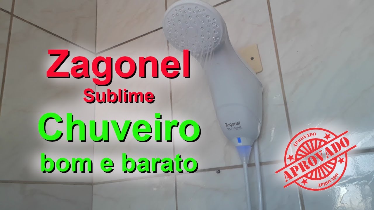 Zagonel Sublime - Chuveiro Bom e Barato com Controle Eletrônico de Temperatura Review e Instalação