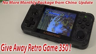 Retro Game 350 GiveAway only No More Monthly Package from China Goodies !