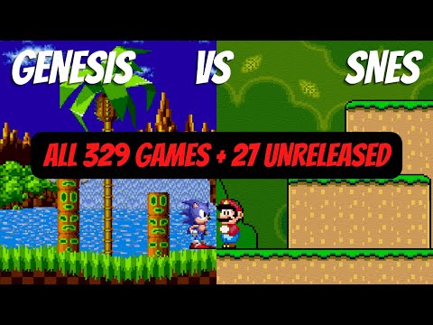 All Sega Genesis Vs SNES Games Compared Side By Side