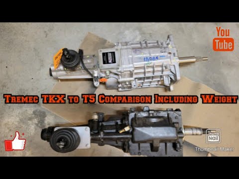 Tremec TKX to T5 Comparison Including Weight