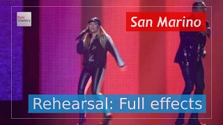 Valentina Monetta and Jimmie Wilson - Spirit of the Night - San Marino - Second Rehearsal - 4K