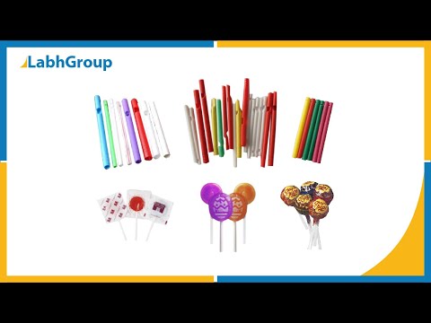 Plastic lollipop sticks