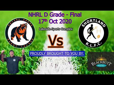 NHRL Final Kotara V Shortland @ Lakeside 17th October 2020