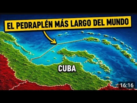  Este Es El PEDRAPLÉN Más Largo Del Mundo Y Está En CUBA|Reacción #Cuba  #geografía 