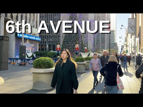 NEW YORK CITY Walking Tour [4K] - 6th AVENUE