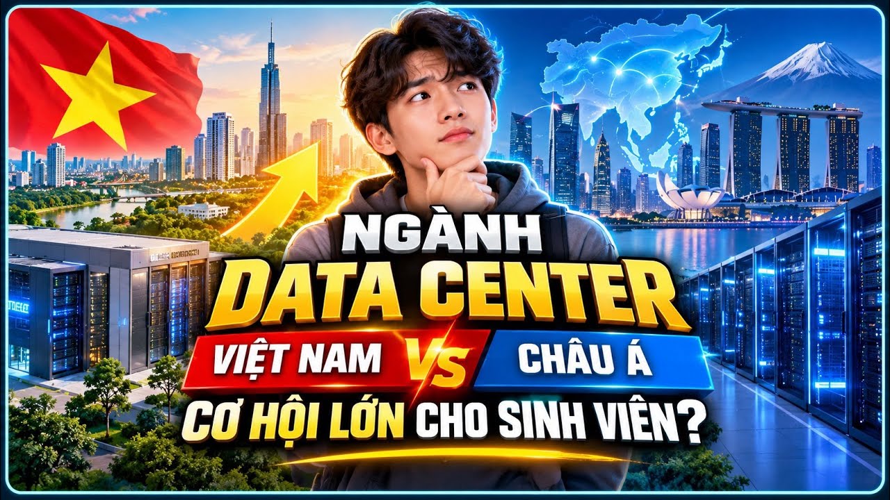 Việt Nam Có Thể Thành Trung Tâm Dữ Liệu Châu Á và 3 Kịch Bản Khả Thi Đến Năm 2030.