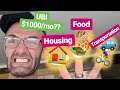 Andrew Yang's UBI $1k/mo - could you actually live on $1000/mo?? Housing Food & Transportation