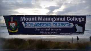 preview picture of video '10 July 13. Mount Maunganui College student Jed Roberts remembered, Polar Bear Plunge.'