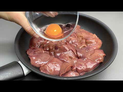Attention!💥Very tasty!💯This is how I cook chicken liver for a hearty dinner!