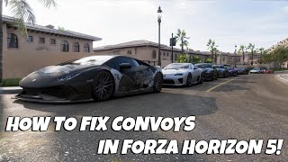How To Fix Convoys In Forza Horizon 5! Invisible Glitch In FH5 Fix!