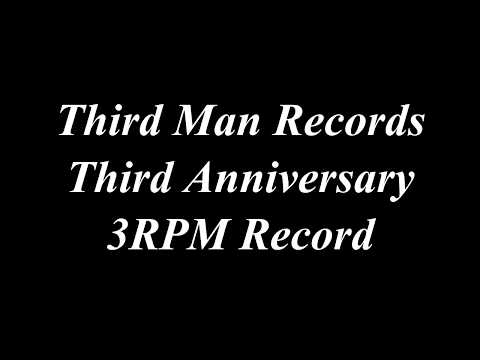 Third Man Records 3rpm Record Third Anniversary TMR Jack White