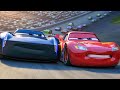 CARS 3 All Movie Clips Lightning McQueen Vs Jackson Storm 2017