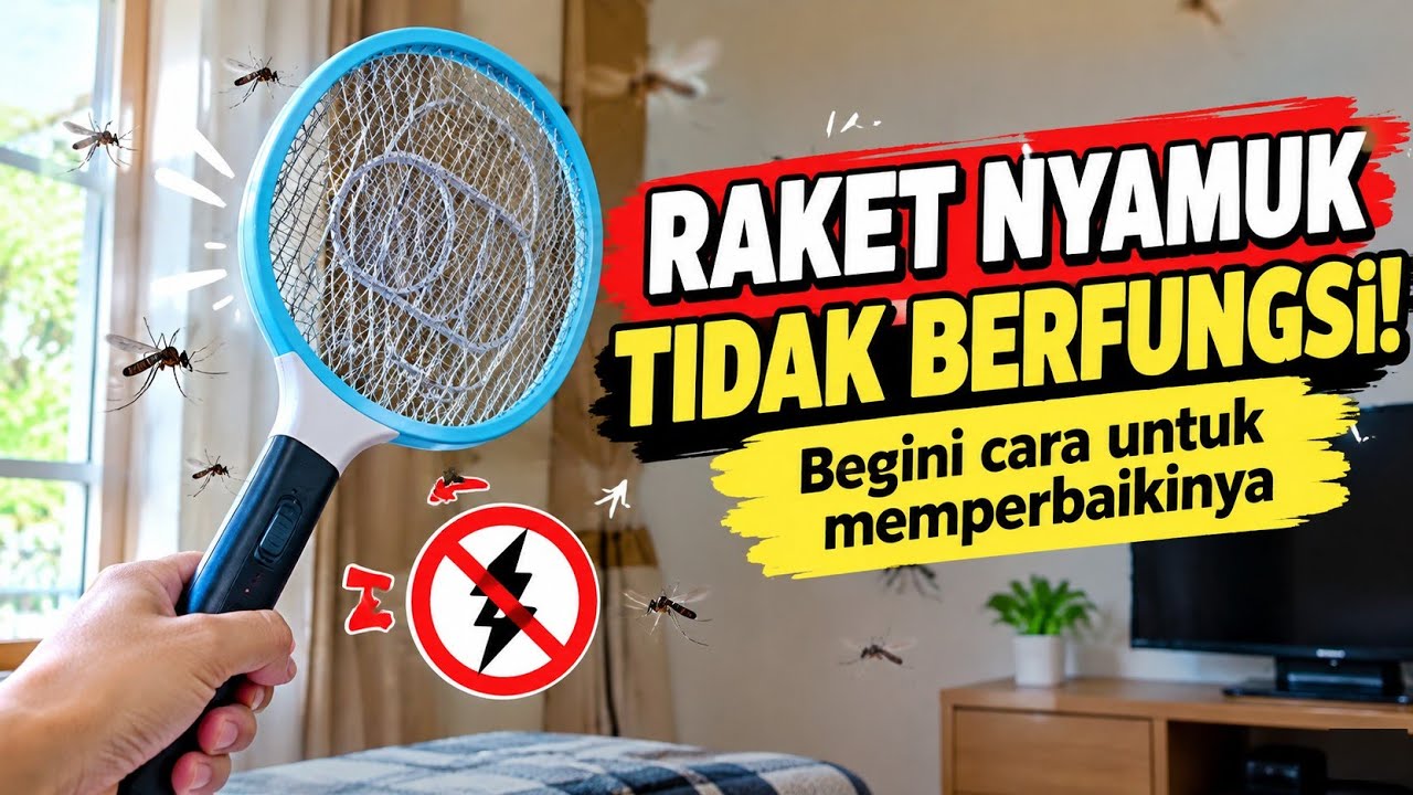 Raket Nyamuk Rusak! Begini Cara Memperbaikinya