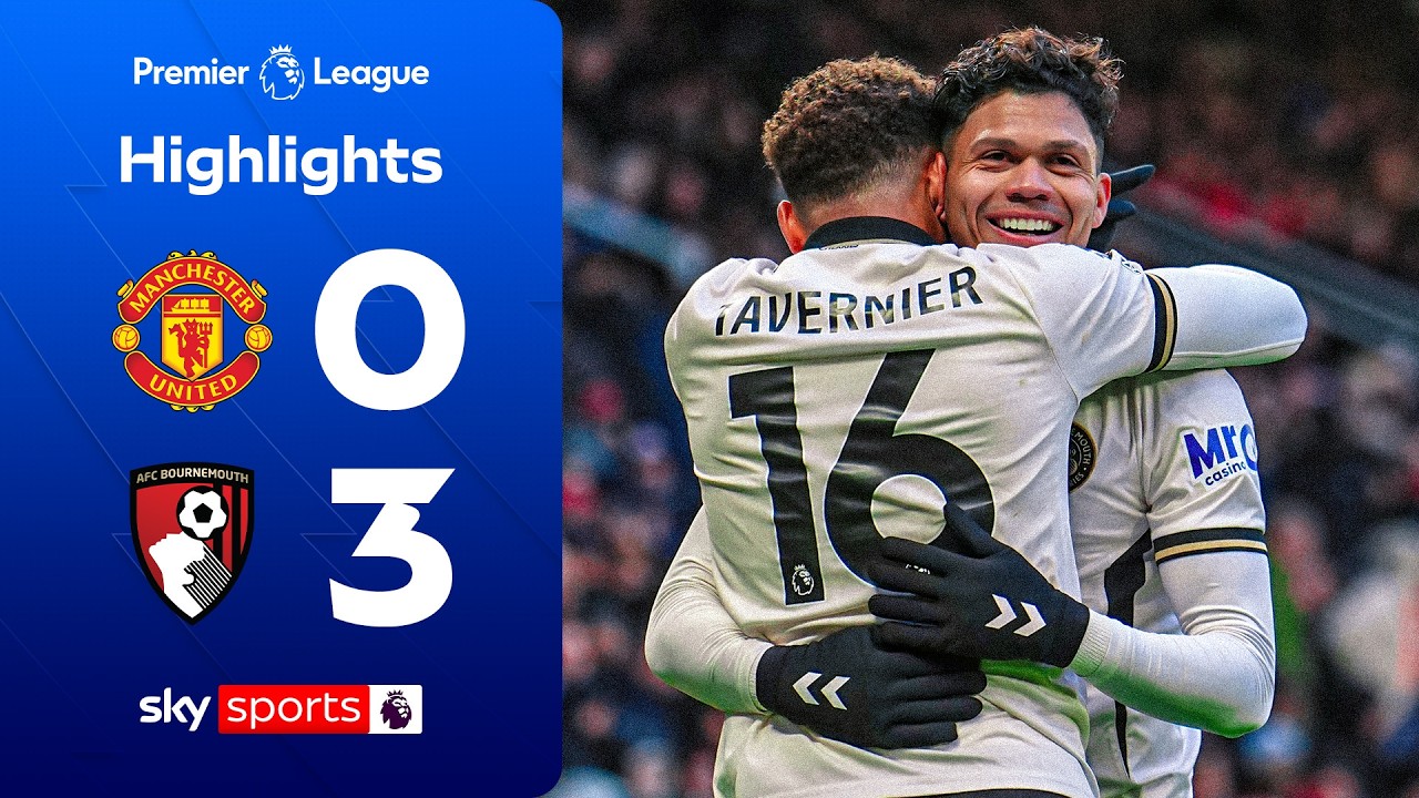 Bournemouth pile more misery on Carrick 🔥 | Man United 0-3 Bournemouth | Premier League Highlights