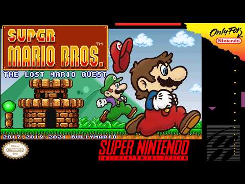 Super Mario Bros. - The Lost Mario Quest (SNES) Longplay