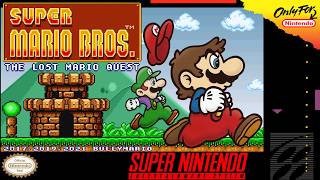 Super Mario Bros. - The Lost Mario Quest (SNES) Longplay