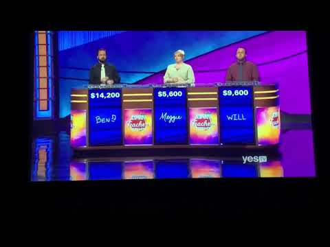 Double Jeopardy FUNNY MOMENT 😂 FINALS Day 1; Teacher’s Tournament 2020 - 3rd Daily Double (6/4/20)