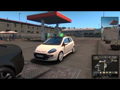 ETS2 1.34 Mods |Car Mod| - Playing with Fiat Punto V1R2 Mod