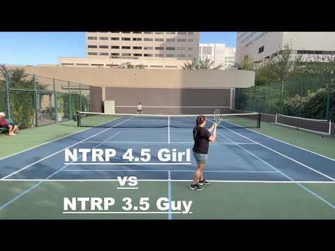 NTRP 4.5 Girl vs NTRP 3.5 Guy - June 2023 edition
