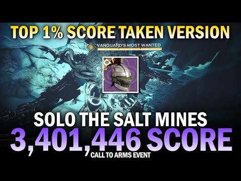 The Salt Mines 3,401,446 Score (Taken) - "Top 1%" Score [Destiny 2]