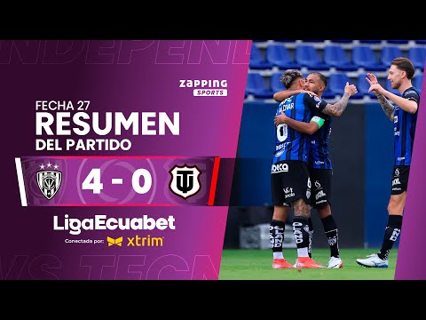 Independiente del Valle 4 - 0 Técnico Universitario / Fecha 27 / Liga Ecuabet conectada por Xtrim