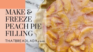 Peach Pie with Frozen Peaches