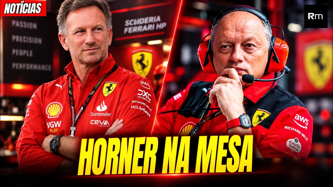 HORNER VOLTA  A SER OPÇÃO PARA A FERRARI / TRETA FERRARI / MOTOR RUSSELL / REGRA PAPAIA / RAIKKONEN