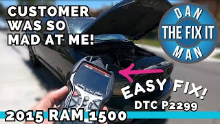 dtc p2299 interpretation