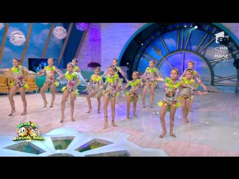 Micile dansatoare de la Bucharest Sport Club şi-au făcut încălzirea pentru Cupa Mondială la Neatza!