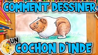 Comment dessiner un COCHON DINDE étape par étape