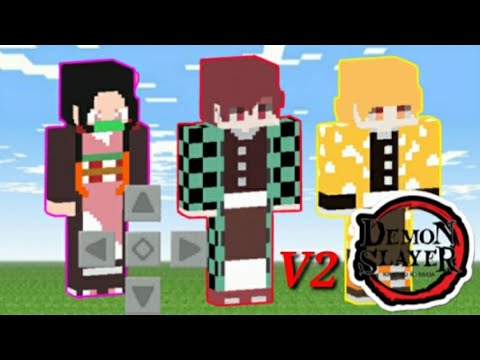 marcosz mito - skin de demon slayer V2 HD MINECRAFT PE